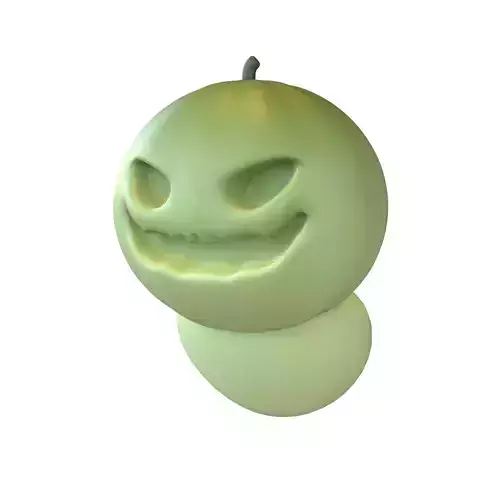 Halloween Pumpkin Ghost Character v1 003