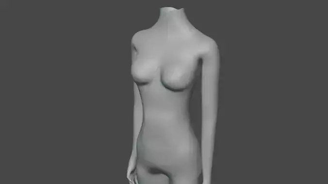 Girl Body 2 3d model by Nikdox