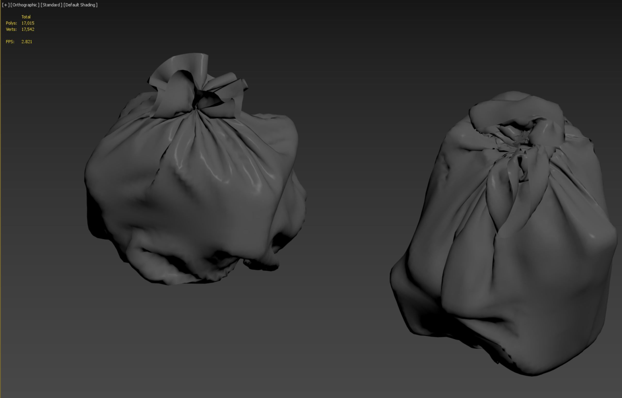 Trash bags Free low-poly 3D model_4