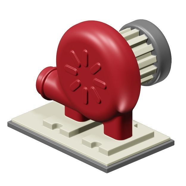 Toddler Air Blower Toy 3D model_2