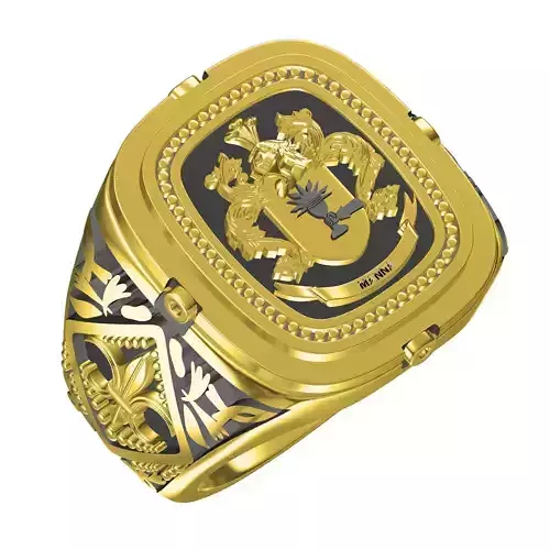 Antique Family Crest Ring