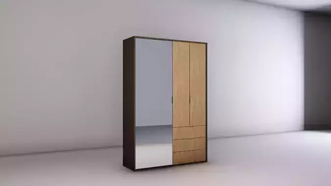 Modern Wardrobe with mirror