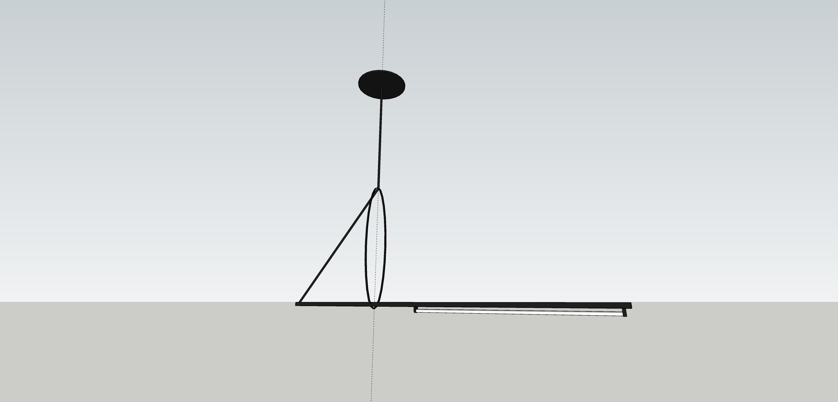 modern chandelier pendant 3d model 3D model_4