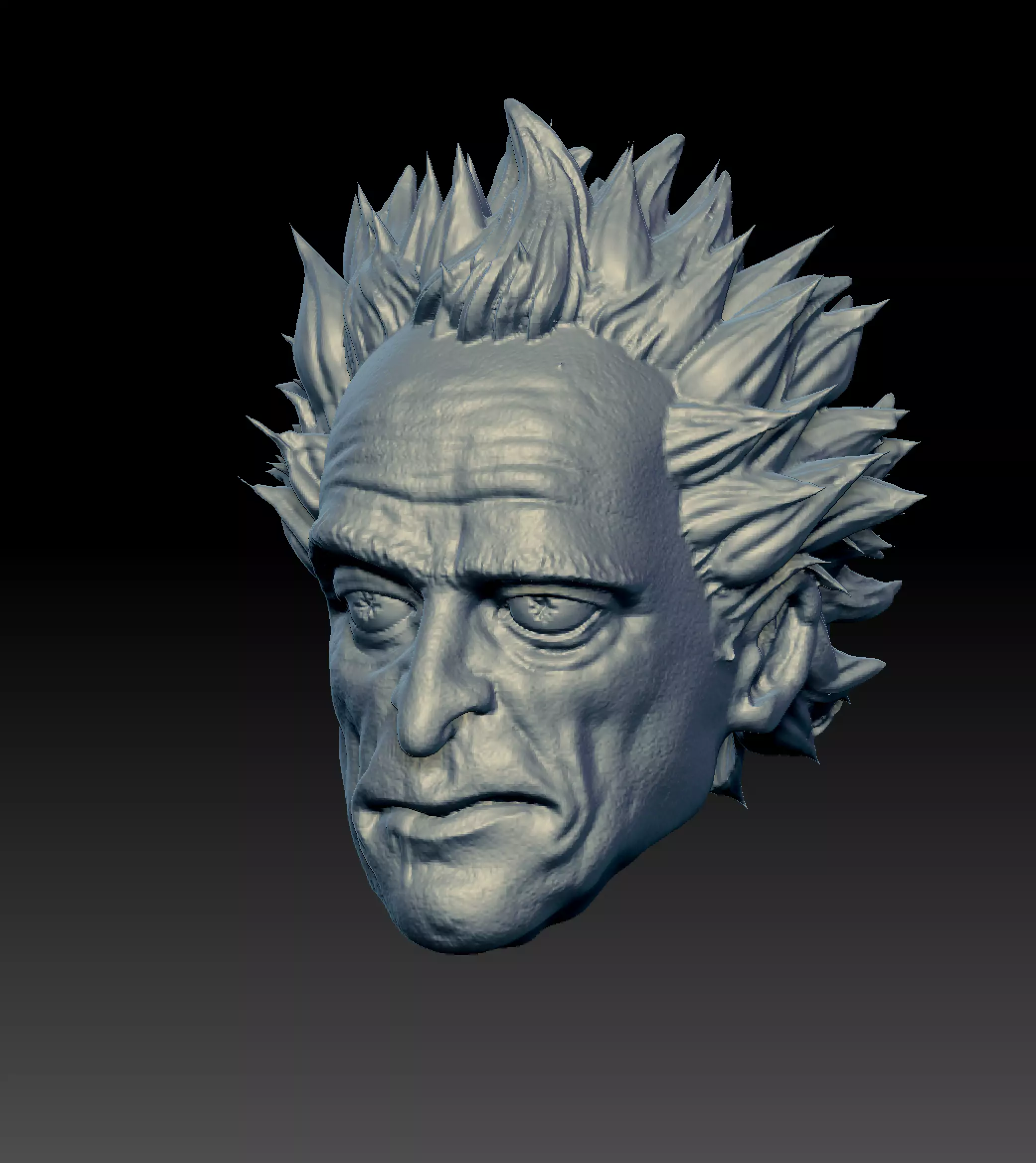 Realistic Cartoon Scientist 3D print model_0