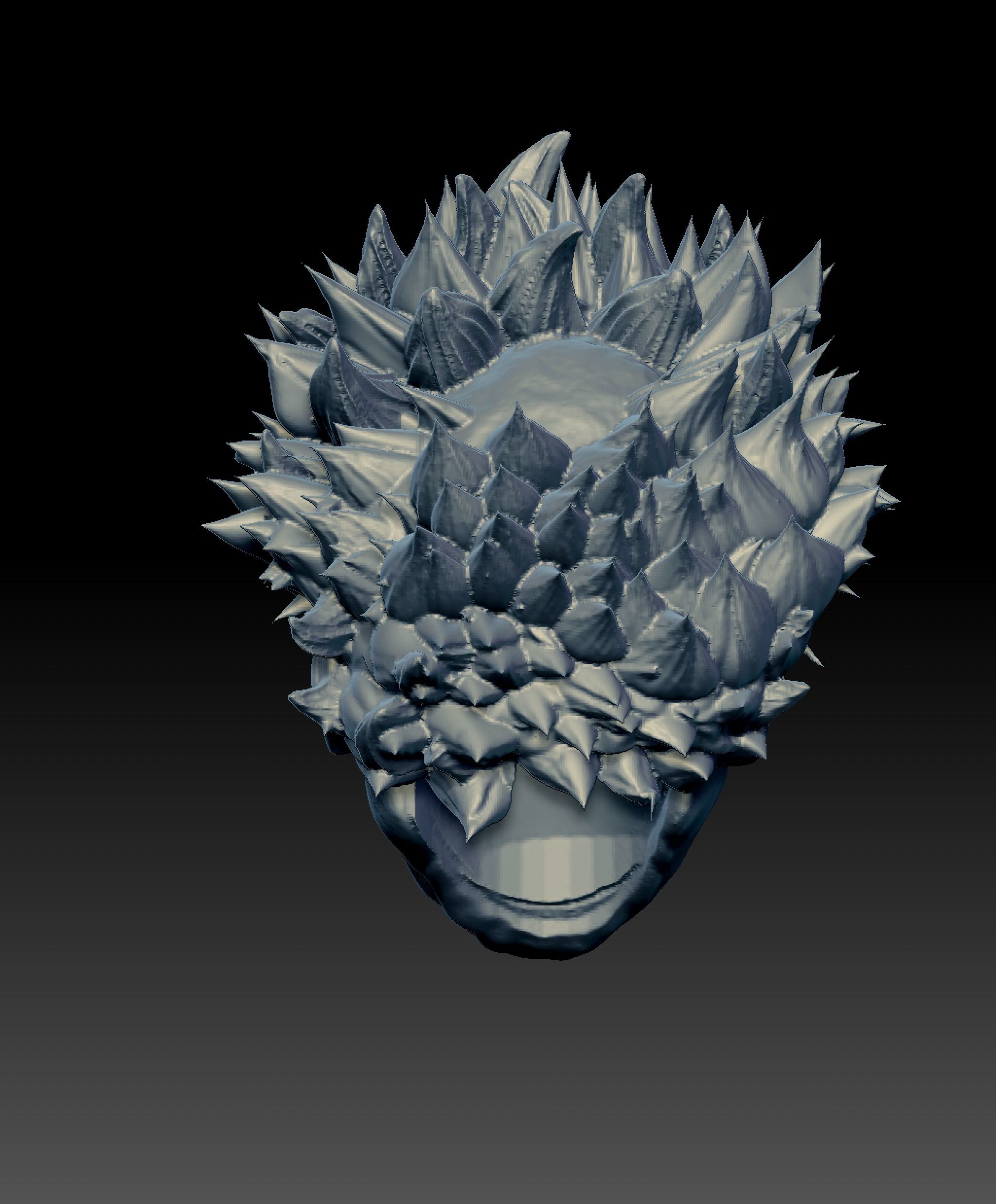 Realistic Cartoon Scientist 3D print model_3