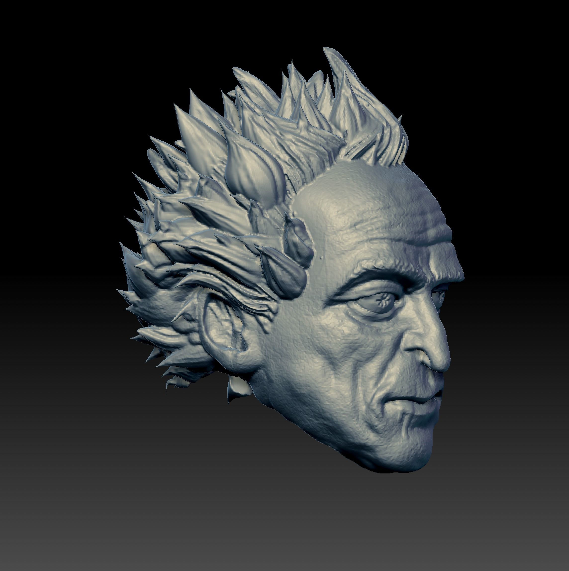 Realistic Cartoon Scientist 3D print model_2