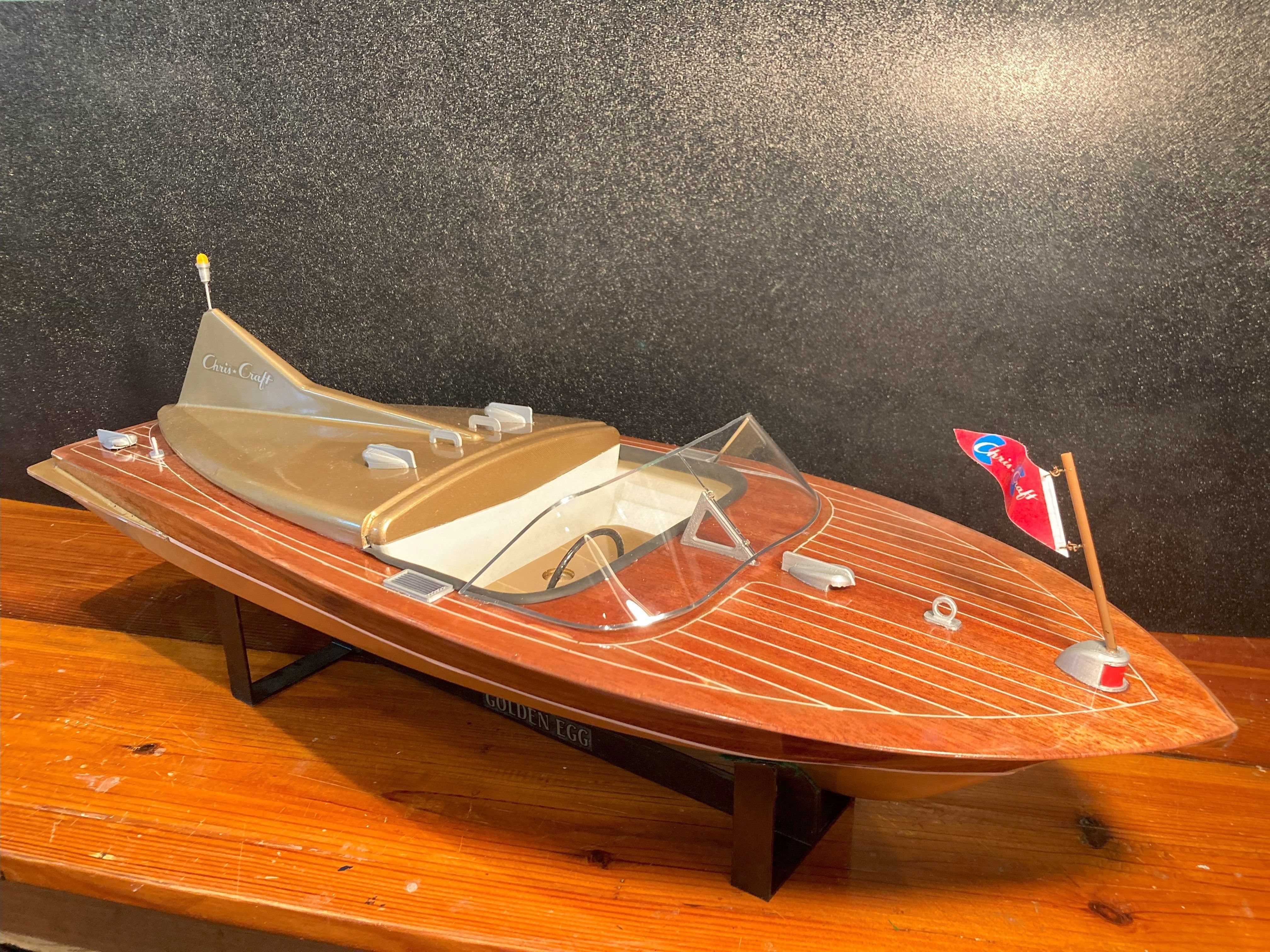 8th Scale 1955 Chris Craft Cobra RC Boat 3D Print files and Inst 3D print model_4