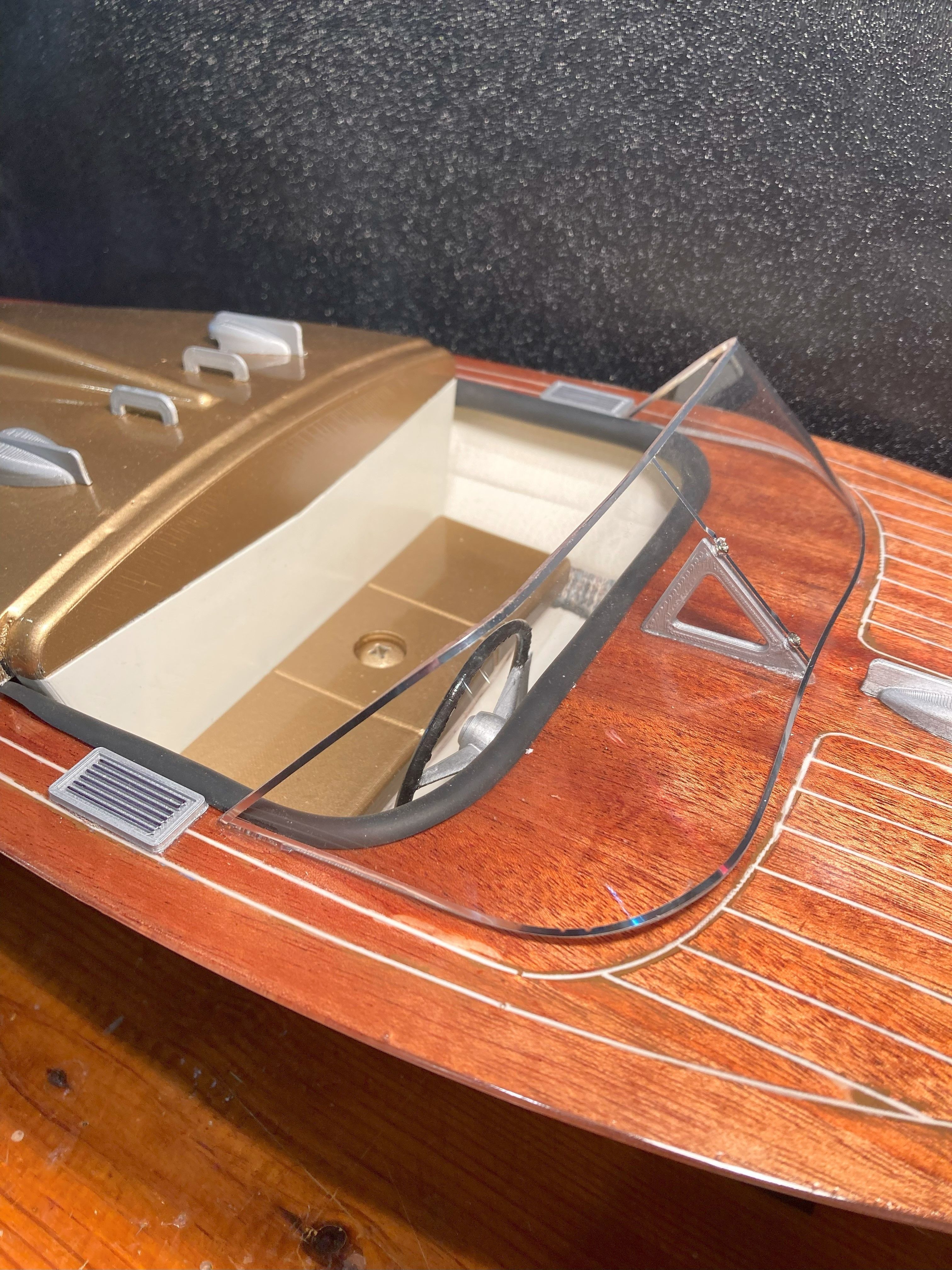 8th Scale 1955 Chris Craft Cobra RC Boat 3D Print files and Inst 3D print model_6