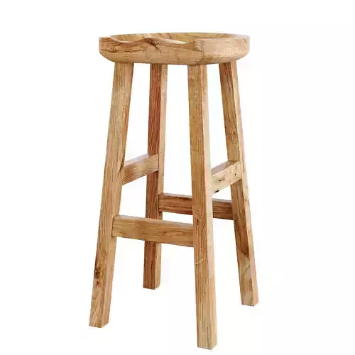 Bar Stool Oval - Natural