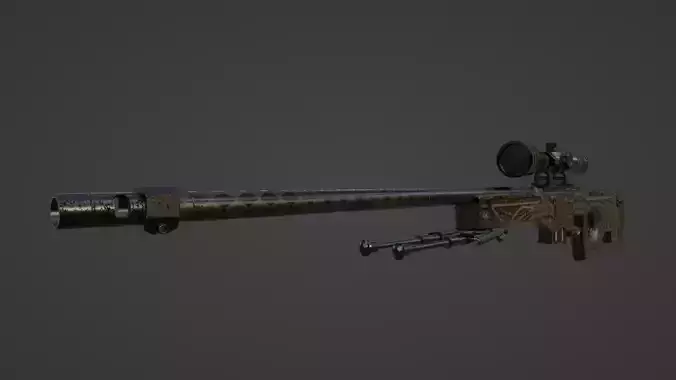 AWP Sniper Rifle Dragon Lore