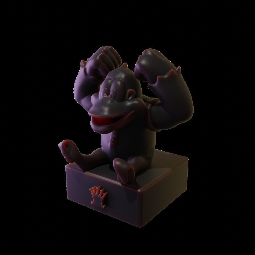 Chess Pack Kiddy Kong From DKC3 3D print model_4