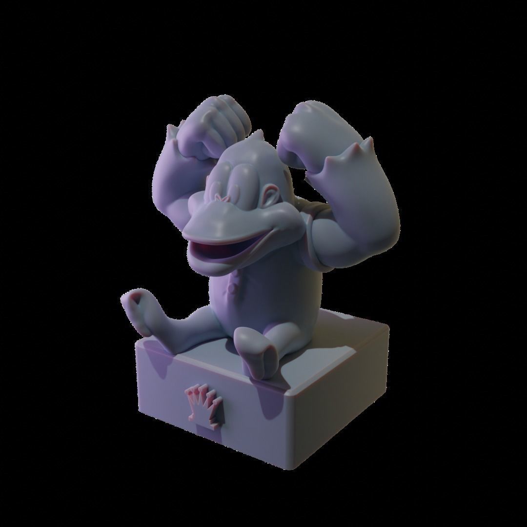 Chess Pack Kiddy Kong From DKC3 3D print model_3