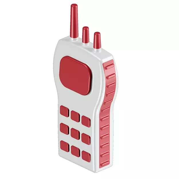 Toddler Walkie Talkie Toy 3D model_0