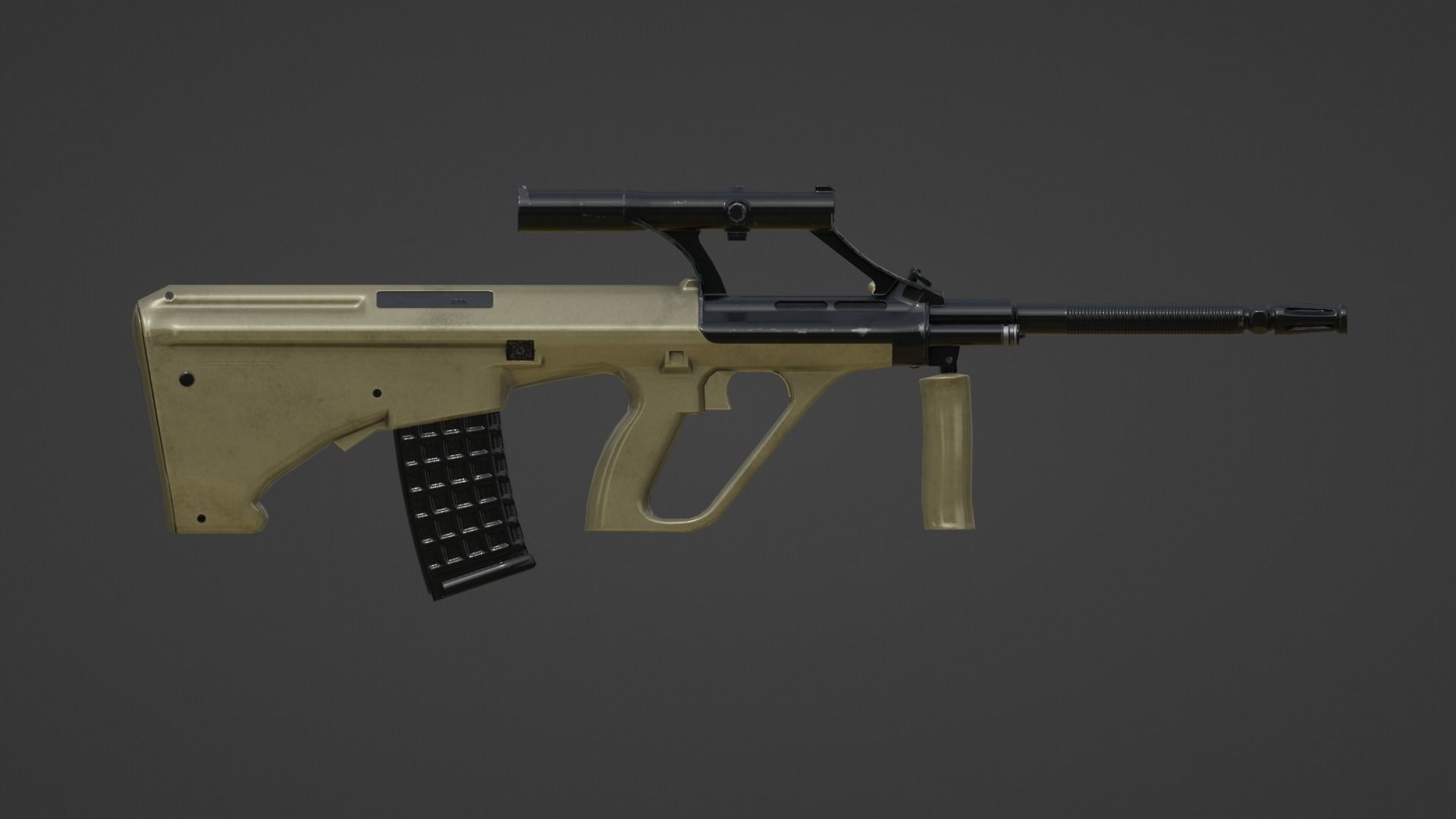 Steyr AUG 3D model_2