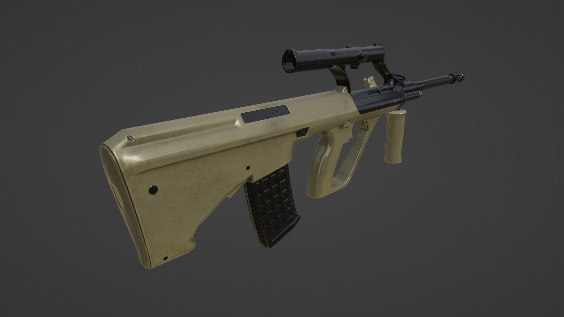 Steyr AUG 3D model_1