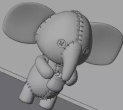 TOY ELEPHANT 3D model_0