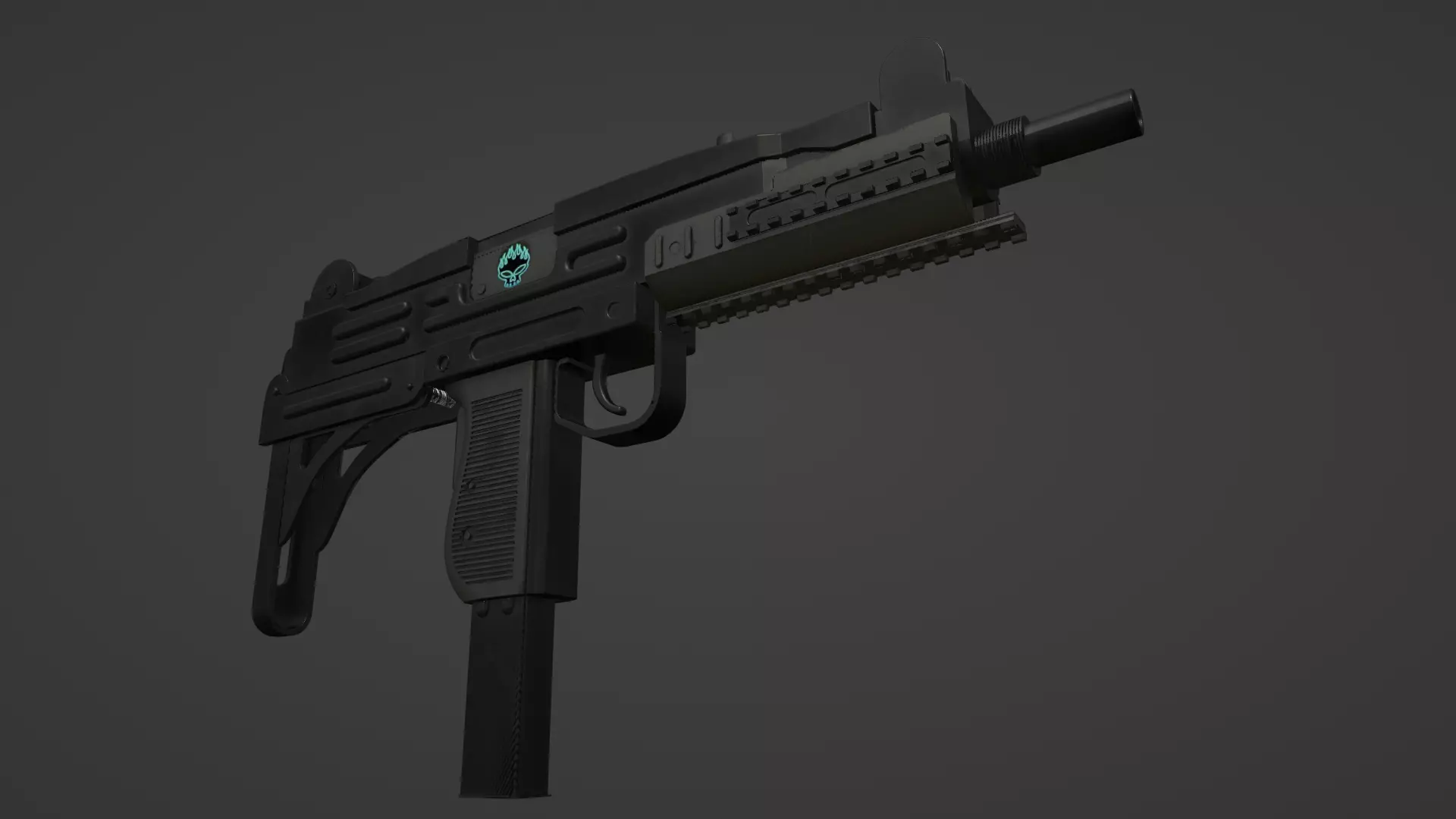 UZI Gun 3D model_0
