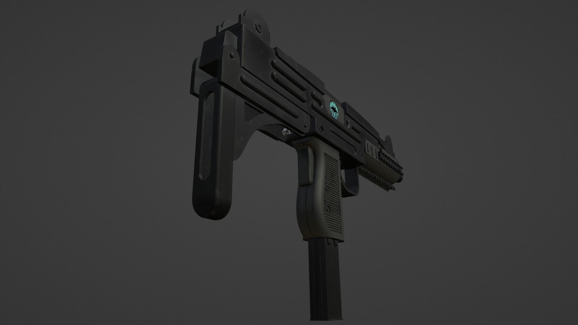 UZI Gun 3D model_1