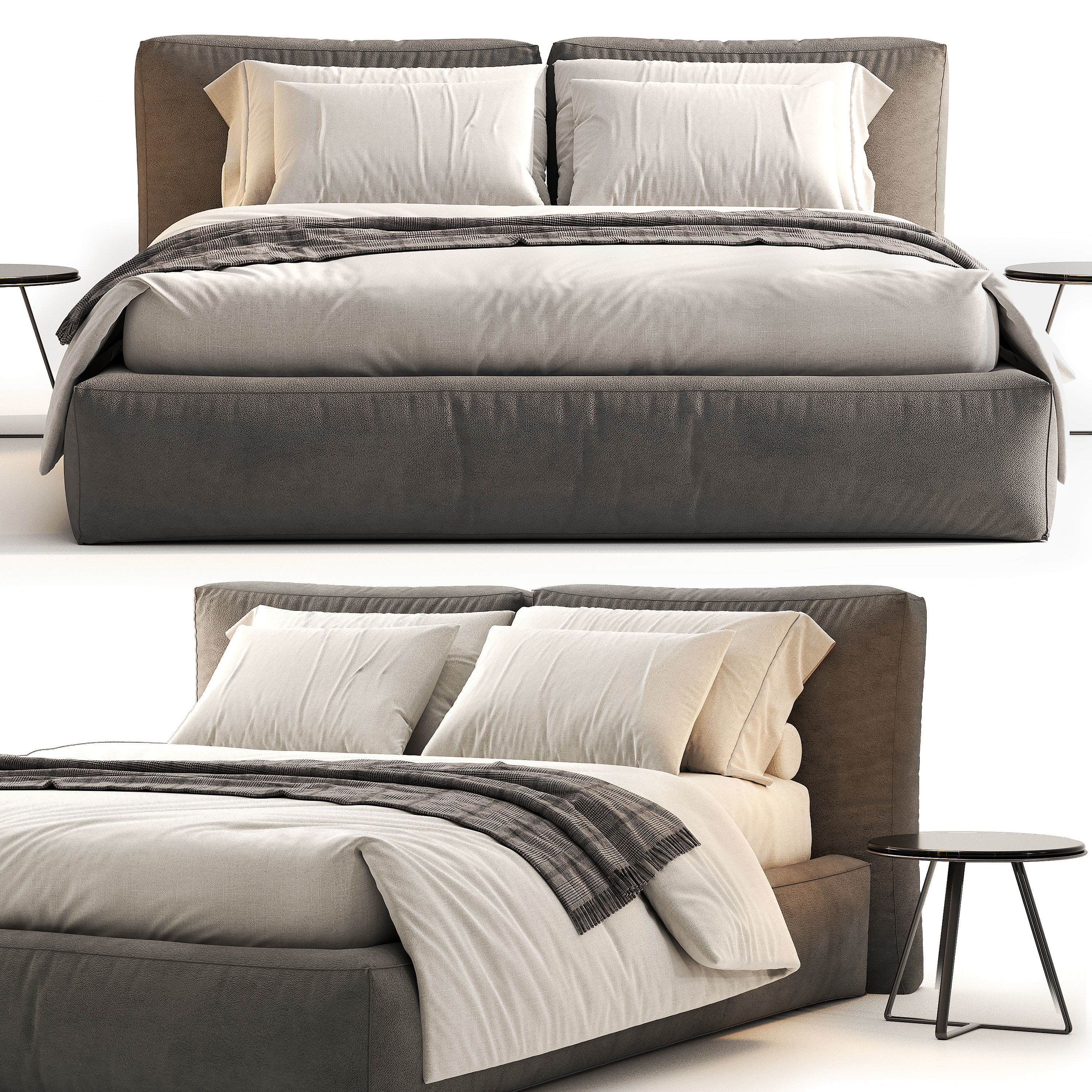 NOVAMOBILI BRICK BED 3D model_2