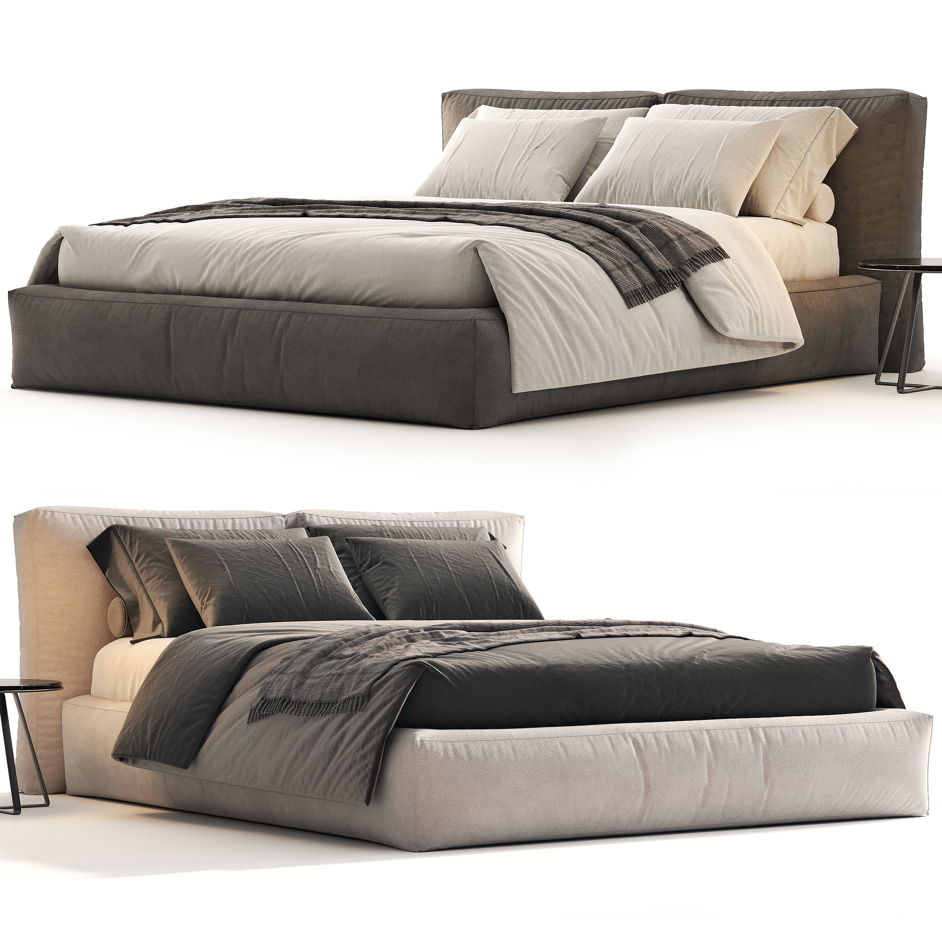 NOVAMOBILI BRICK BED 3D model_1