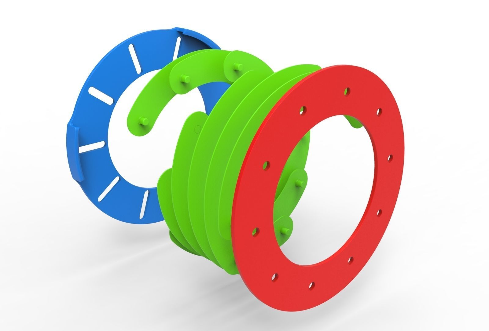 classic Iris diaphragm 3D print model_26