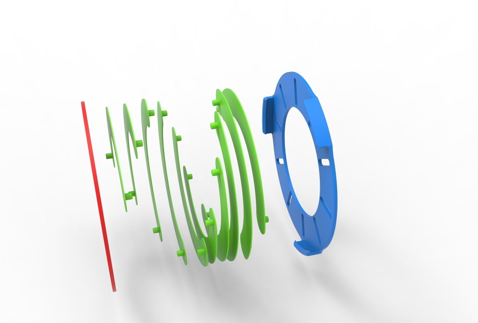 classic Iris diaphragm 3D print model_20