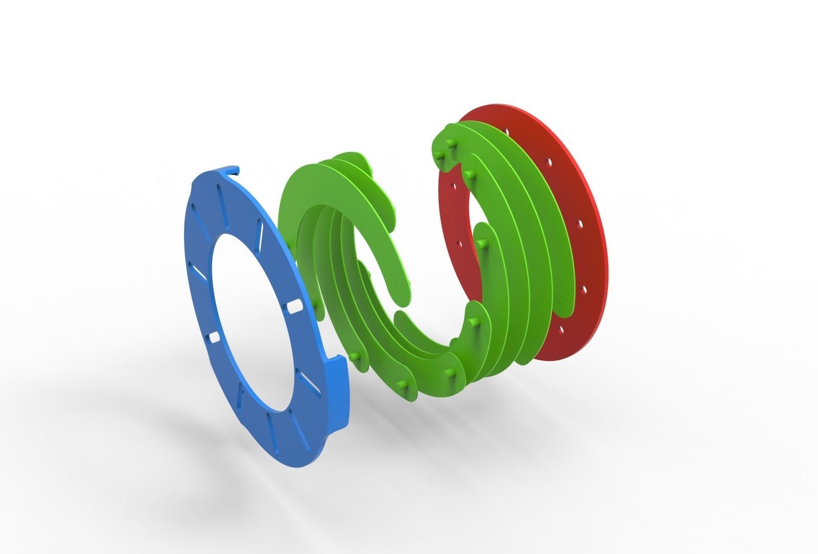 classic Iris diaphragm 3D print model_23