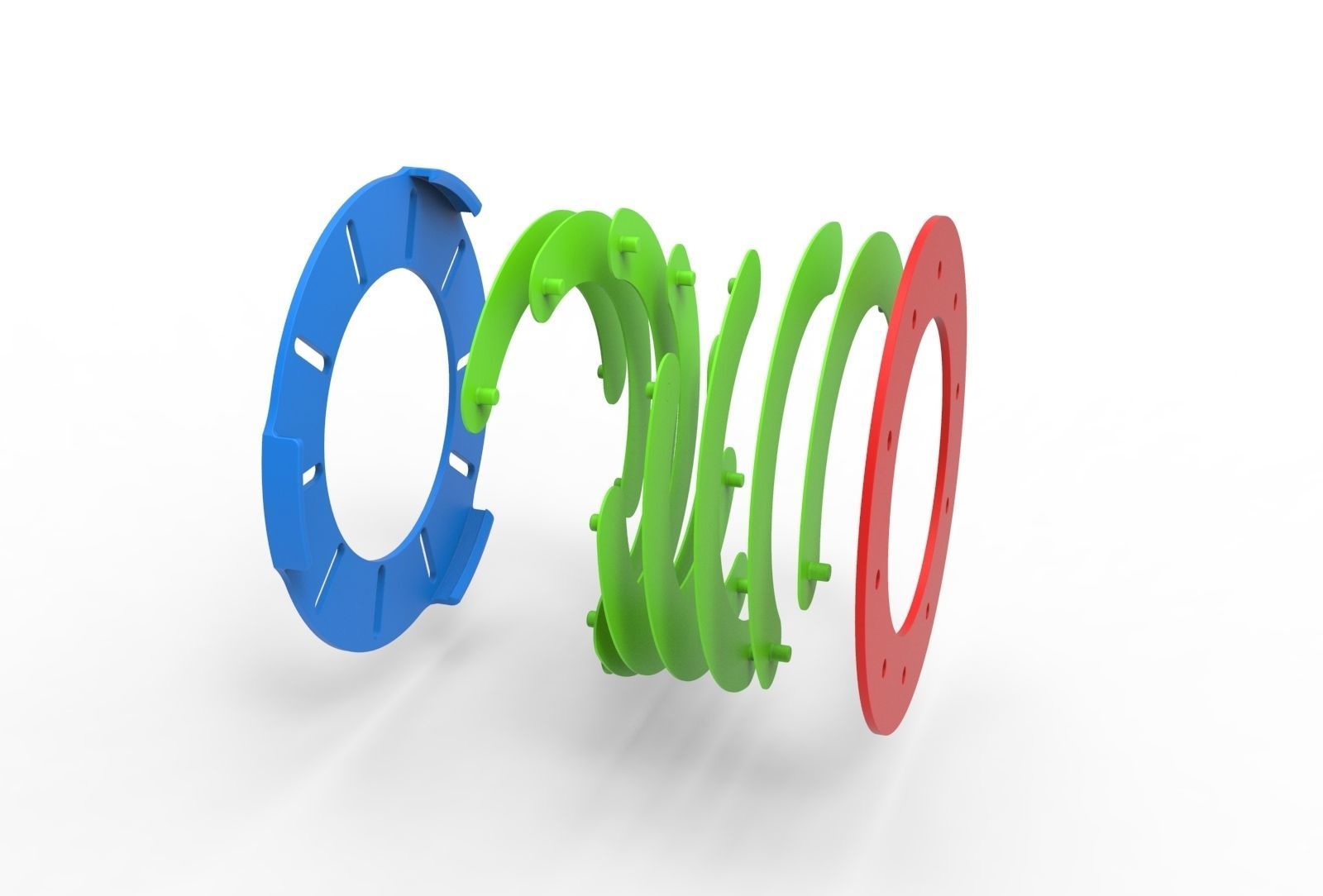 classic Iris diaphragm 3D print model_25