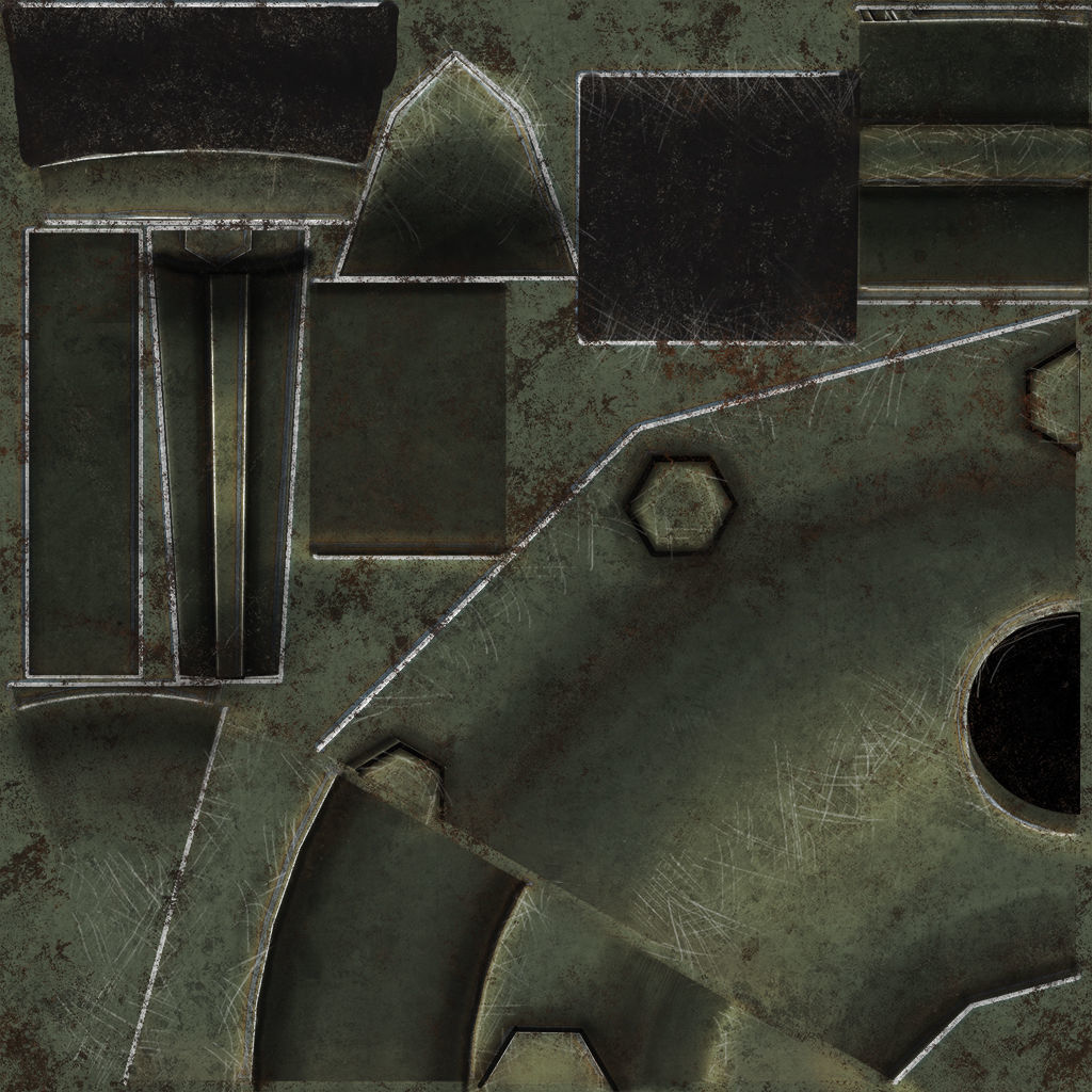 Tank    t 60 Low-poly 3D model_15