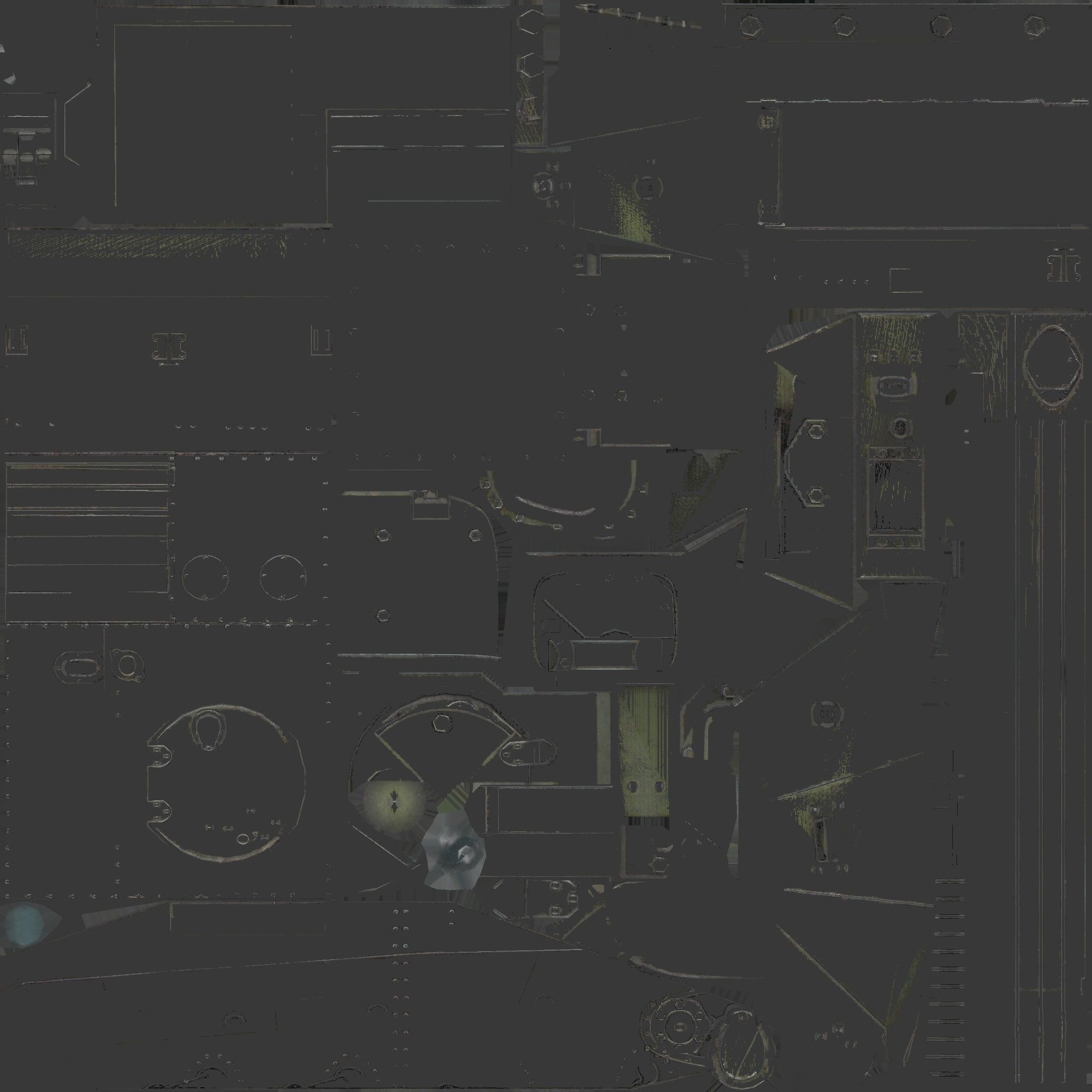 Tank    t 60 Low-poly 3D model_22