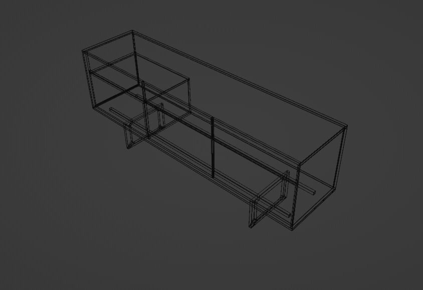 Aura Credenza 3D model_2