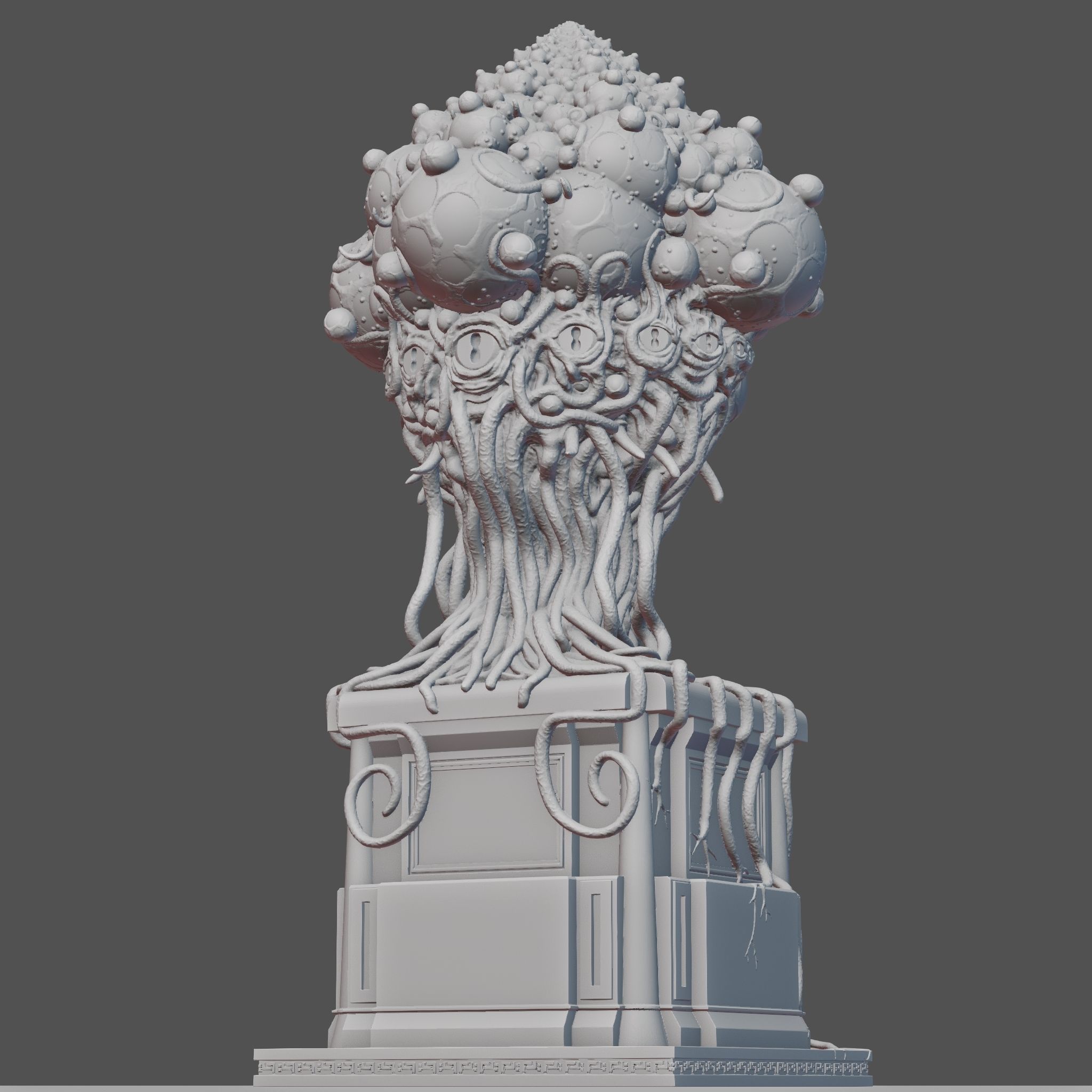 Yog-Sothoth Statuette 3D print model_8