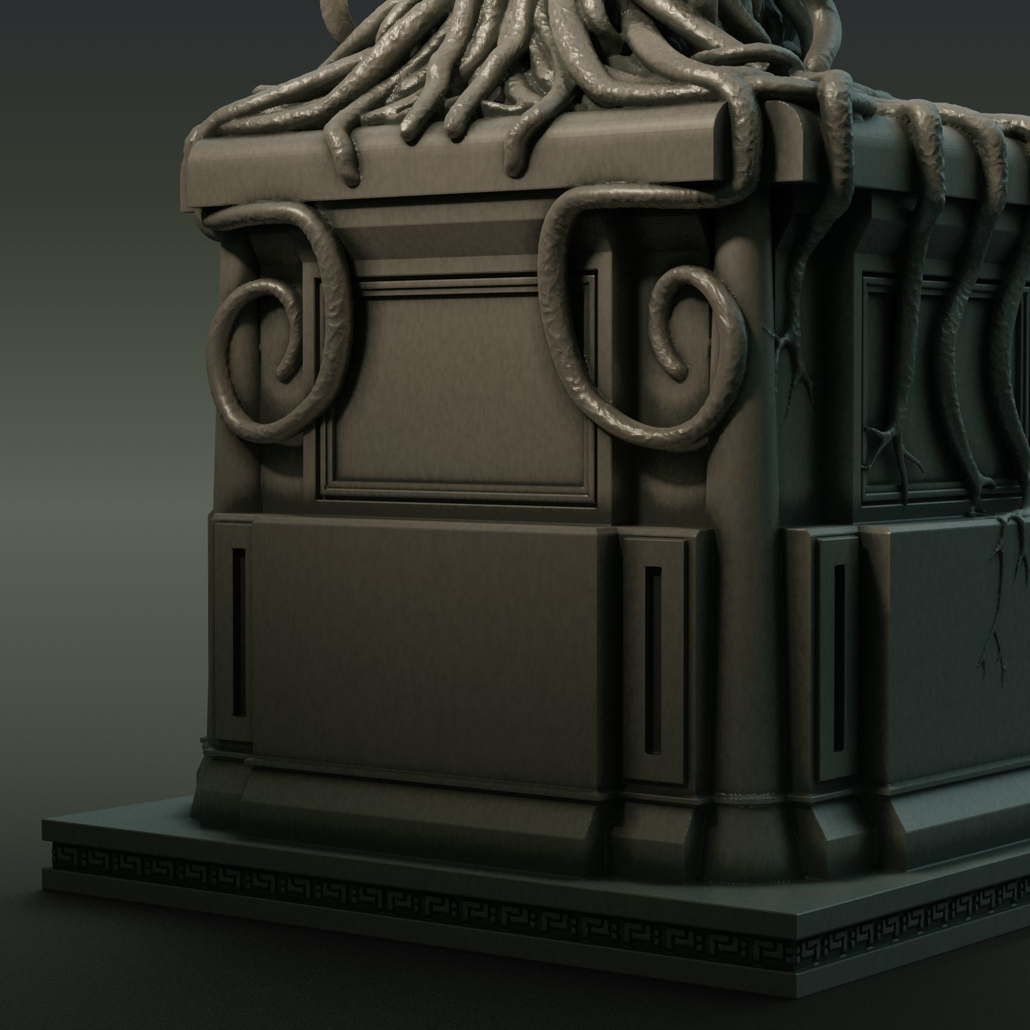 Yog-Sothoth Statuette 3D print model_7