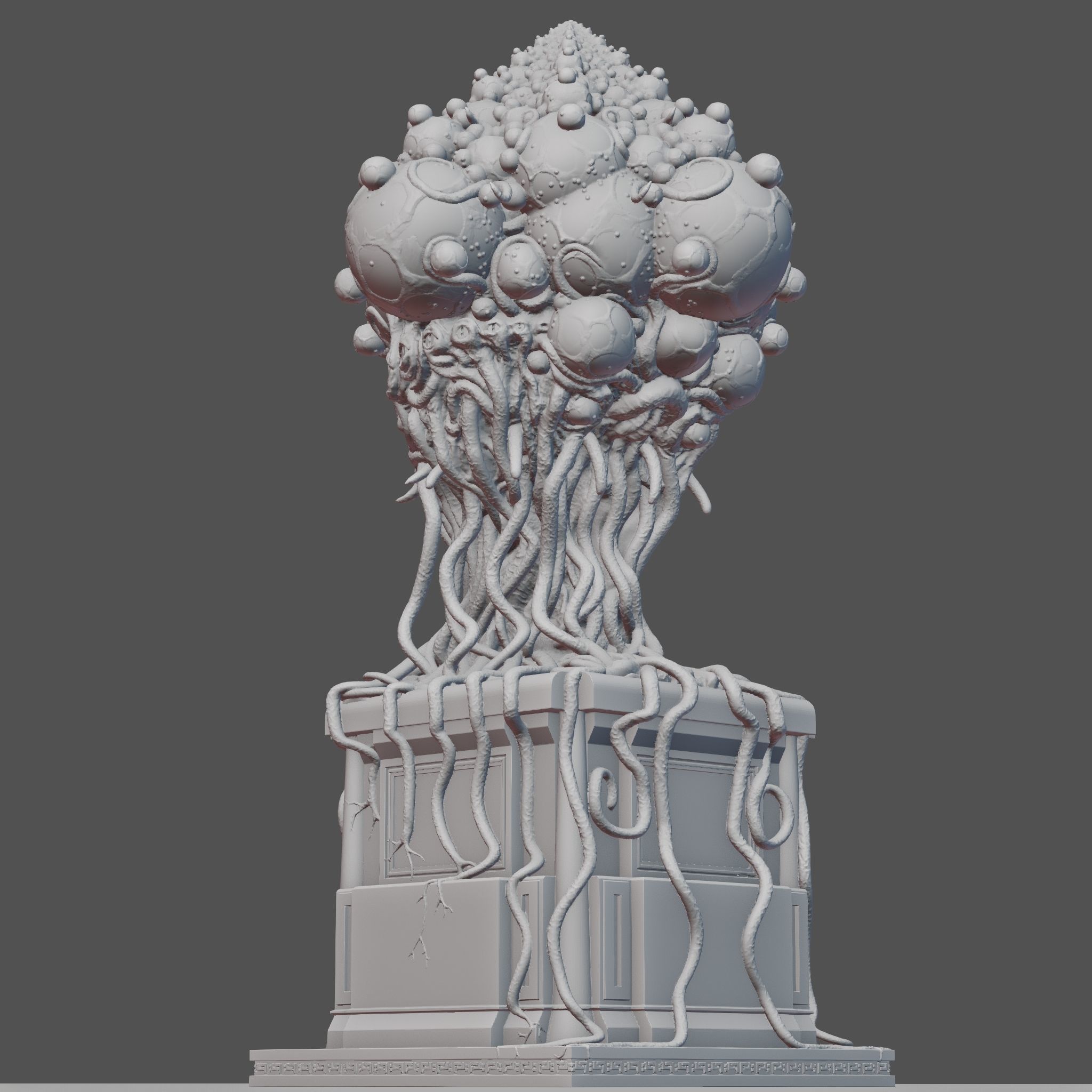 Yog-Sothoth Statuette 3D print model_9