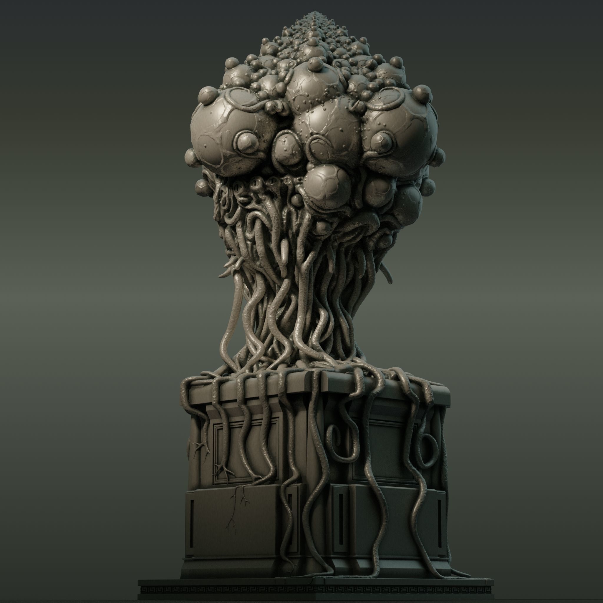 Yog-Sothoth Statuette 3D print model_2