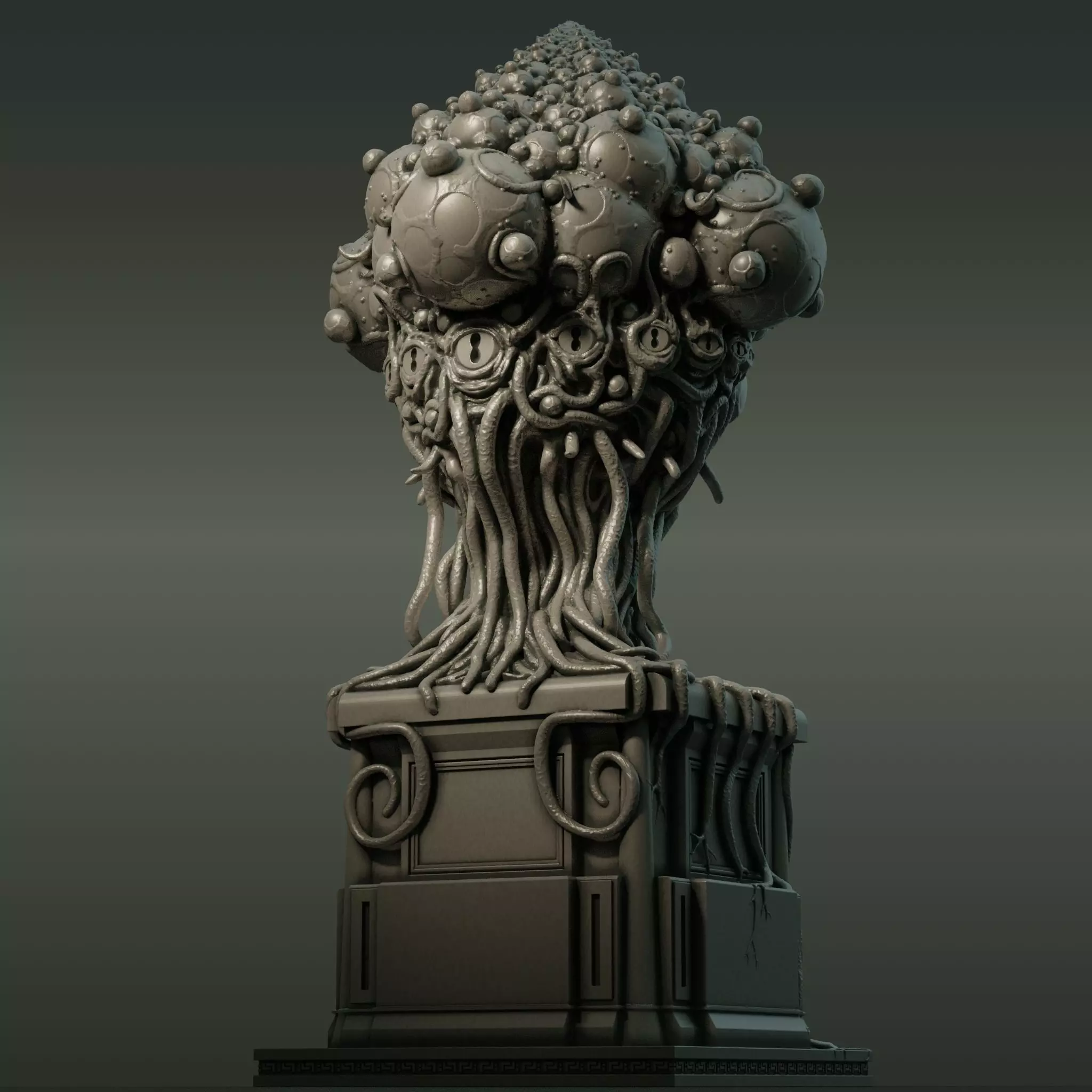 Yog-Sothoth Statuette 3D print model_0
