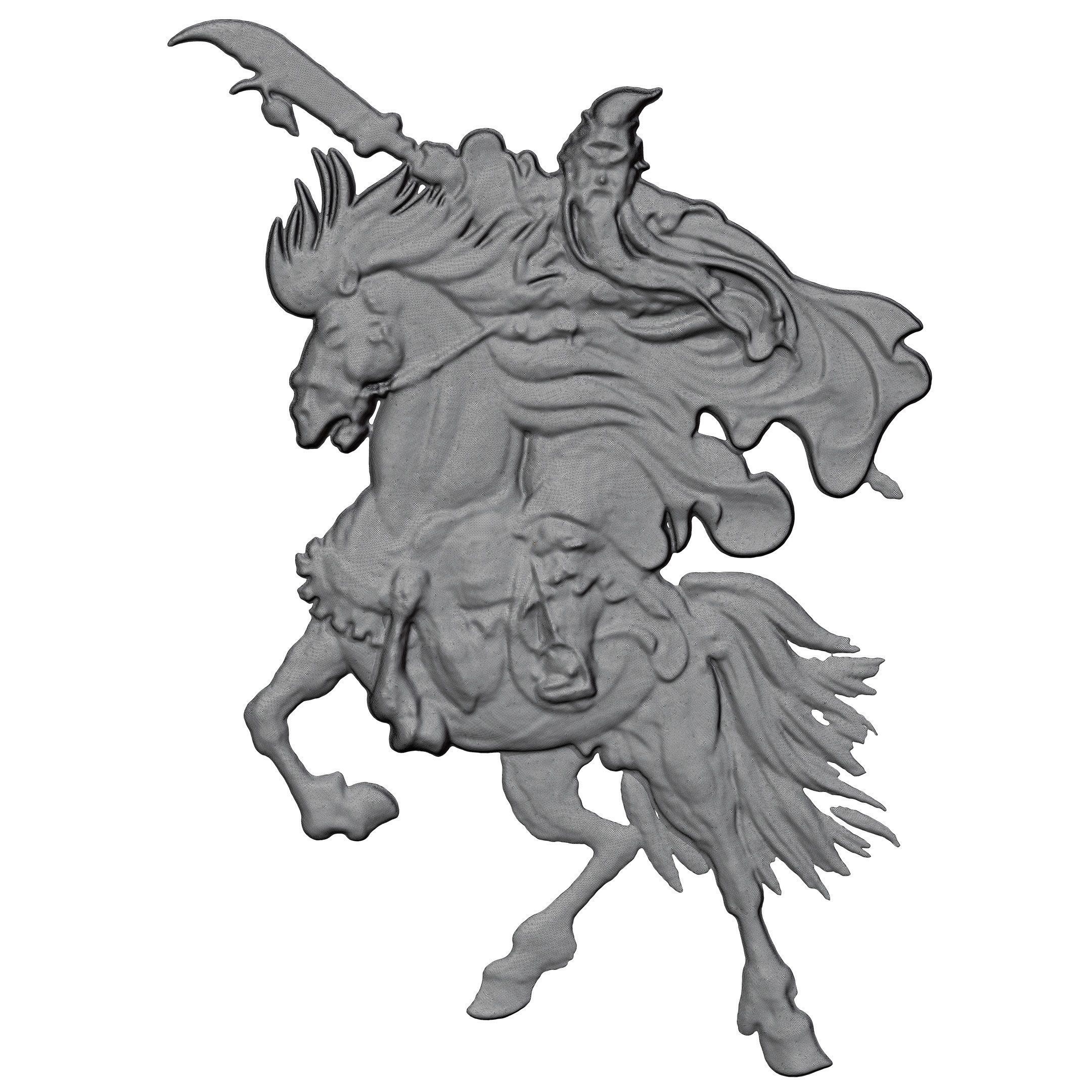 Chinese Warrior Ornament Vol 02-3 3D model_8