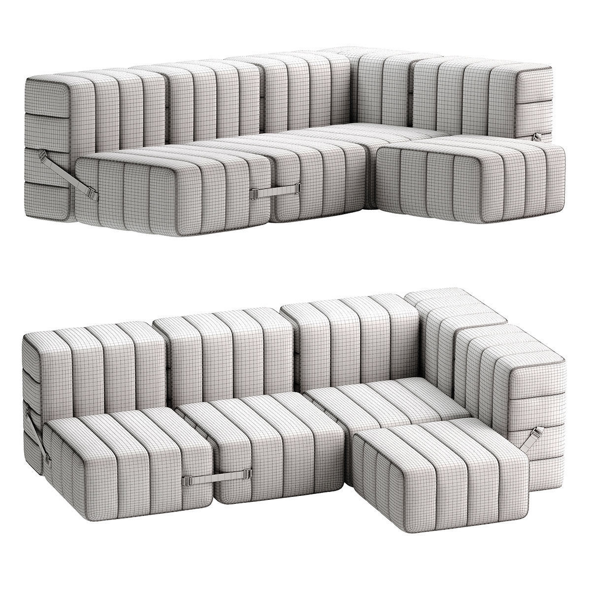 Curt Modular Sofa  3D model_17