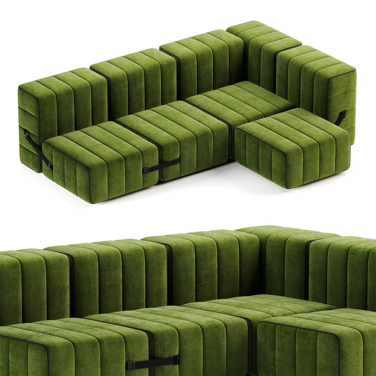 Curt Modular Sofa  3D model_20