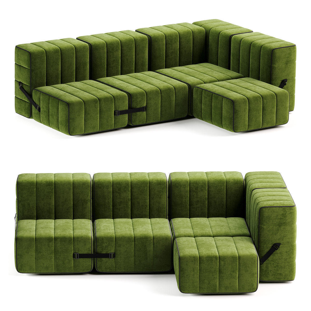 Curt Modular Sofa  3D model_21