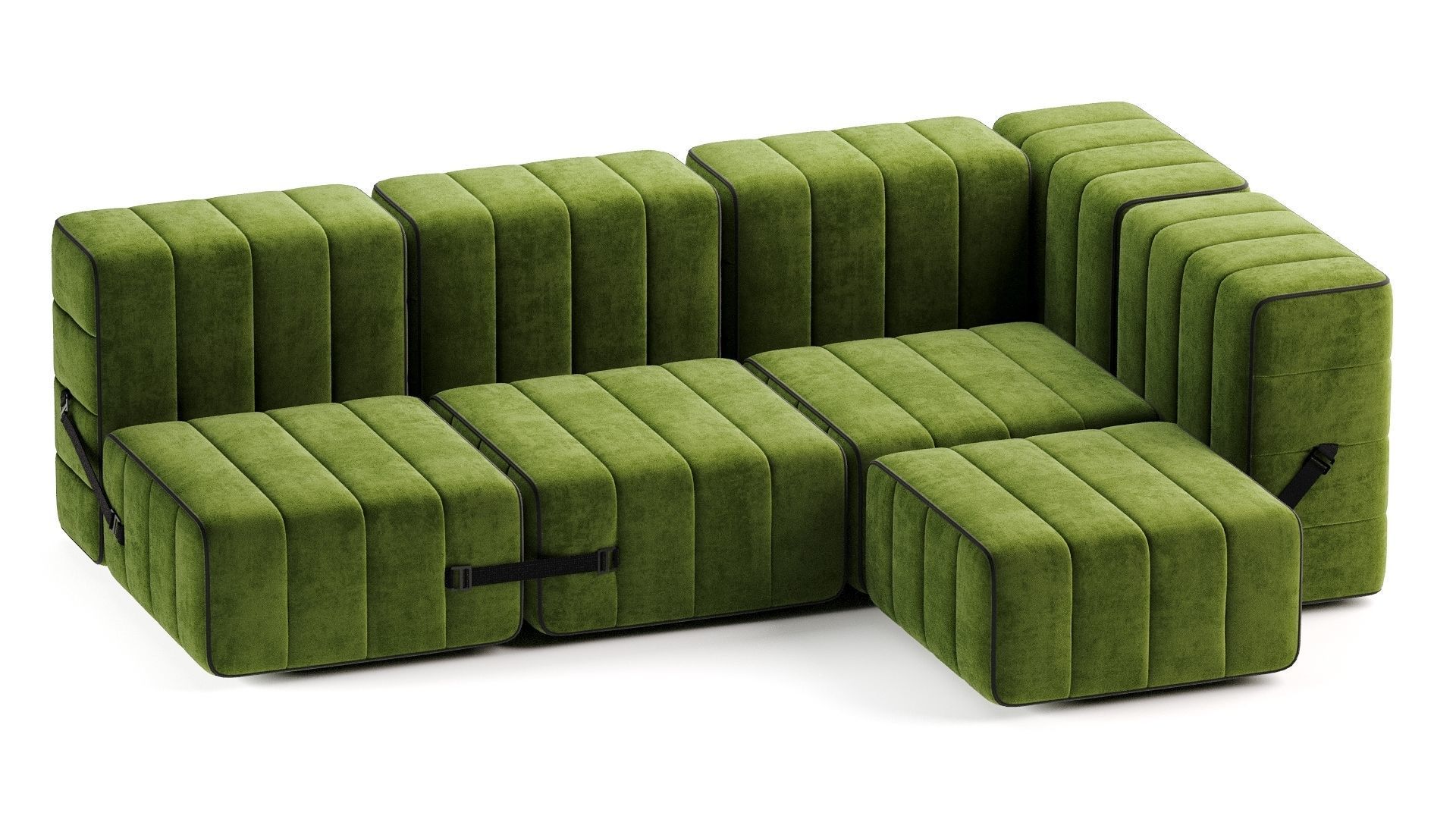 Curt Modular Sofa  3D model_2