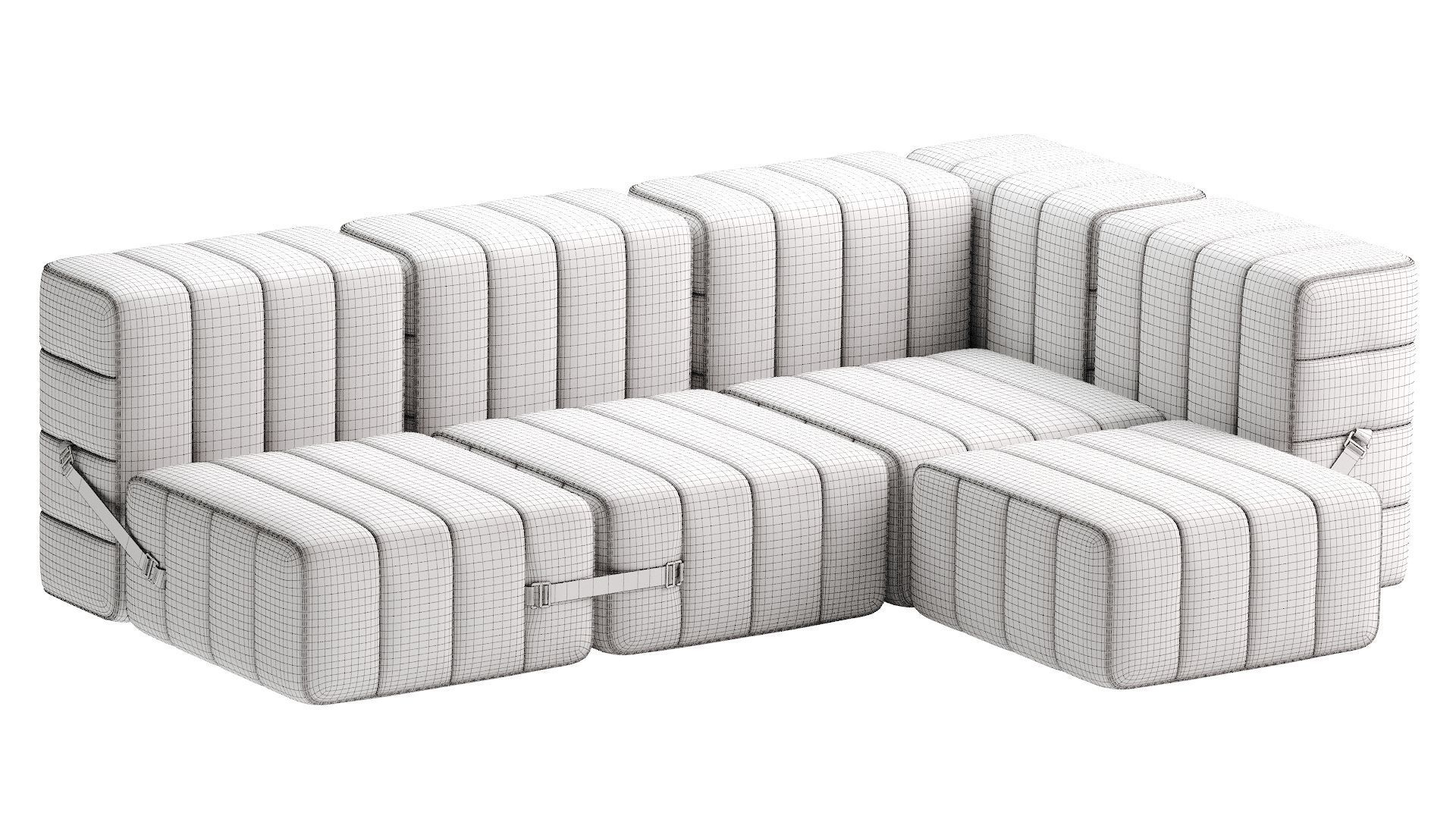 Curt Modular Sofa  3D model_12