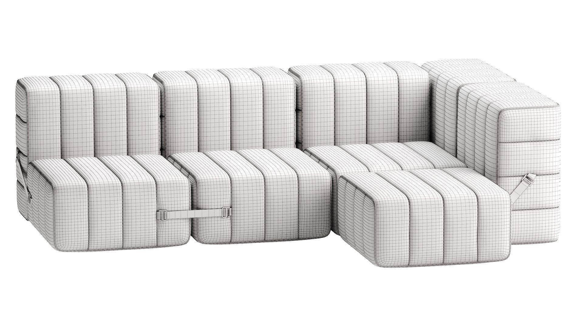 Curt Modular Sofa  3D model_13