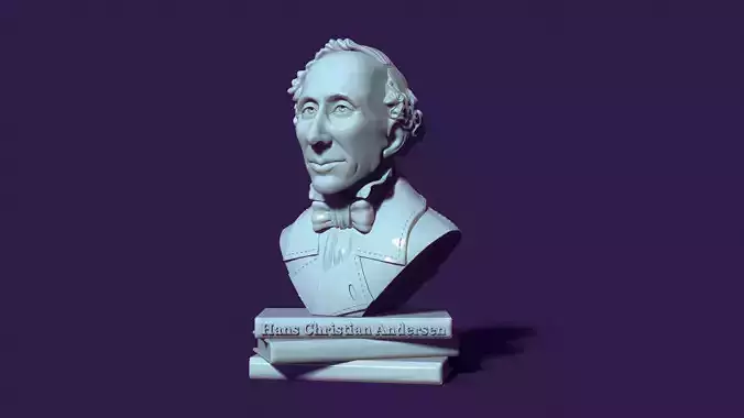Bust of Hans Christian Andersen