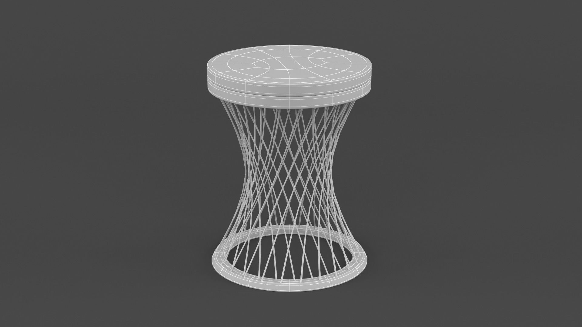 Marble Round Coffee Table 3D model_8