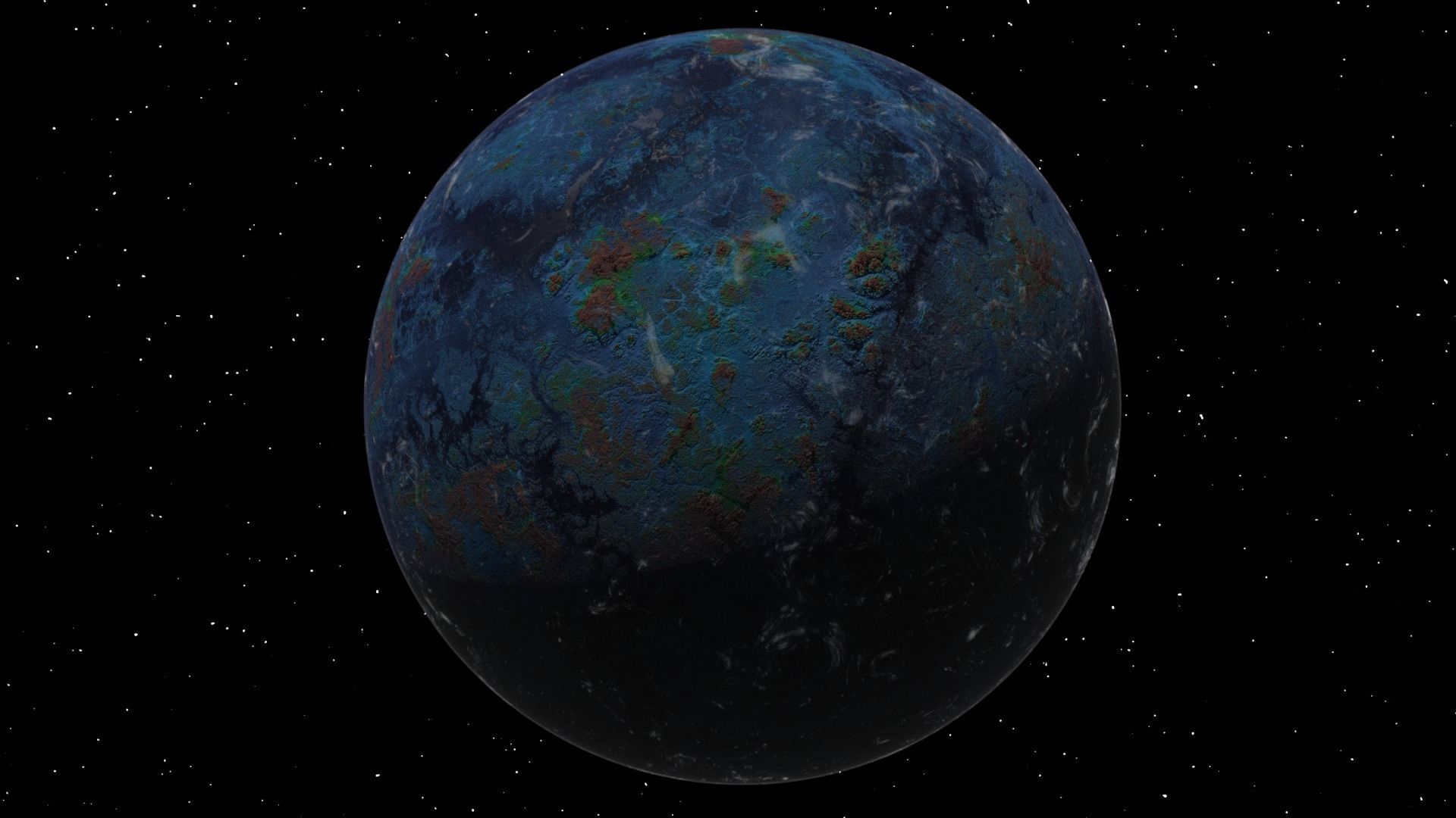 Random Planet 3D model_4