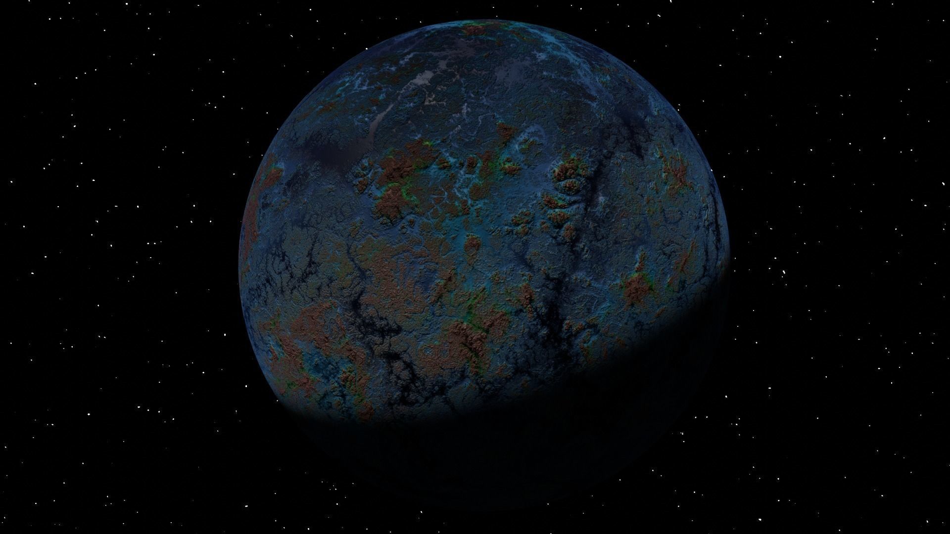 Random Planet 3D model_5