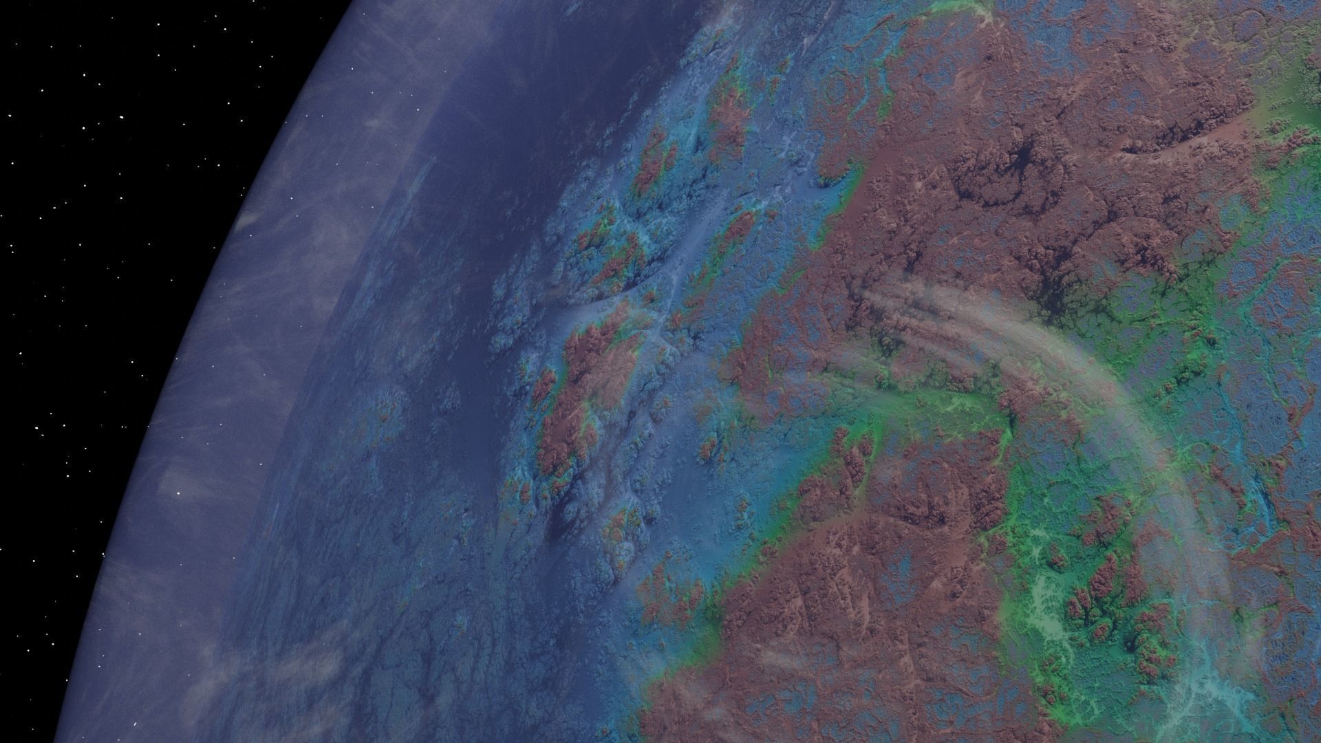 Random Planet 3D model_7