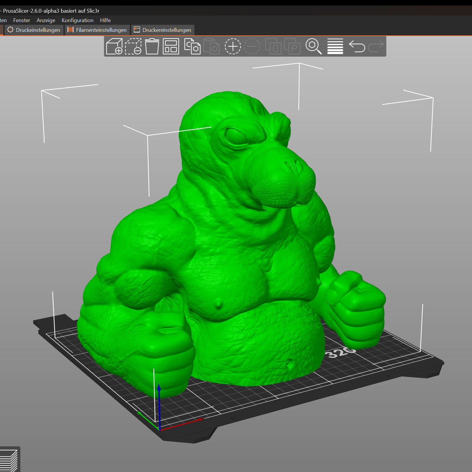 Walrus Dozer Bust Complete and Shared 3D print model_5