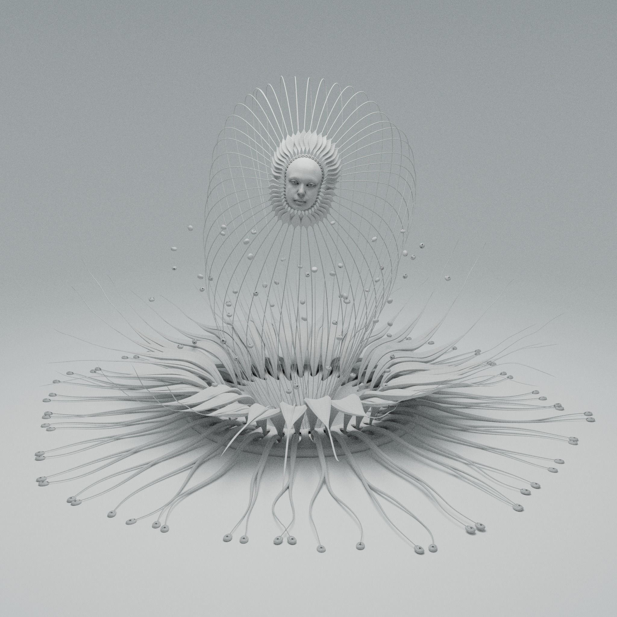 Alien Flower Portal  3D model_18